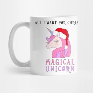 Magical Christmas Unicorn Mug